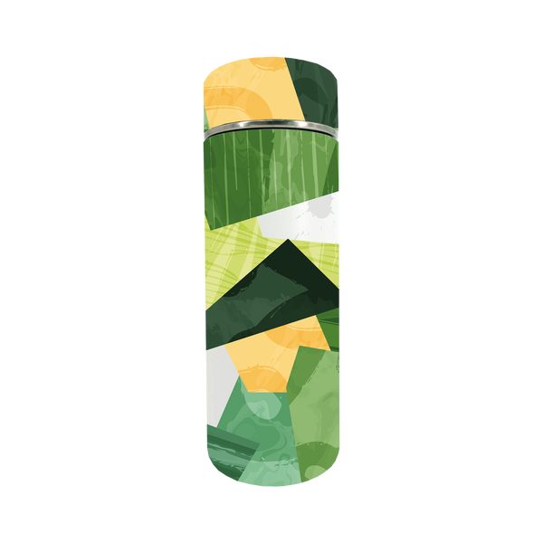 300ML BDARI Flask - Eco Green Collage