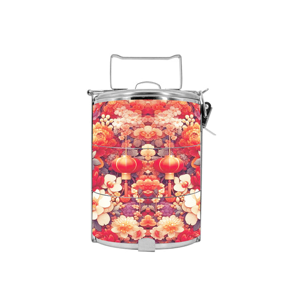 BDARI Tiffin Carrier - Peony Heaven