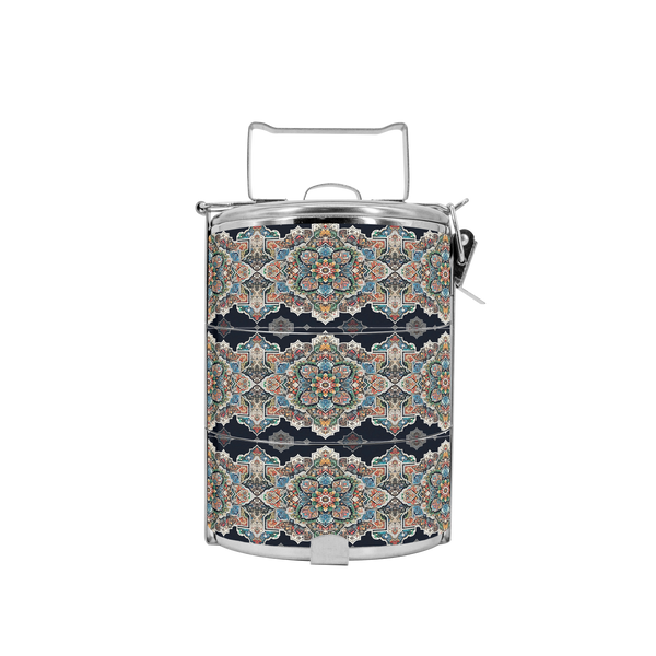 BDARI Tiffin Carrier - Dark Reminiscent Mandala