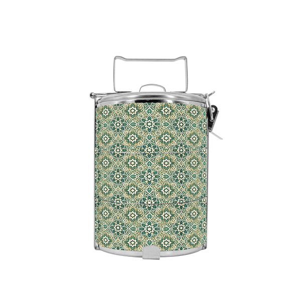 BDARI Tiffin Carrier - Green Geometric