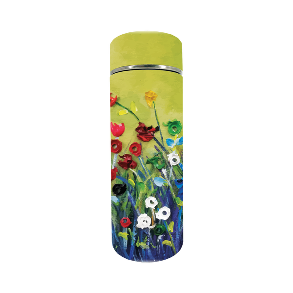 300ML BDARI Flask - Spring Flower Field